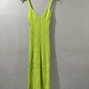 GUESS-M- PENCIL SWEATERS DRESS NEON  LIME GREEN